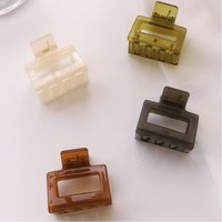 4pcs Acrylic Hair Clip Clip, Suitable For Thick And Sparse Hair, Anti Slip, Fashionable And Comfortable Hair Clip