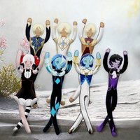 Shadow Milk Cookie Built-in Wire Abstract Doll Poseable Plush Toy Can Be Bent Into Any Shape Decorative Figurine Collection Gift
