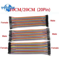 Dupont Line 10cm 20cm Dupont Cables Male To Male Female To Female Male To FeMale Jumper Wire, for Arduino DIY Electronics KIT