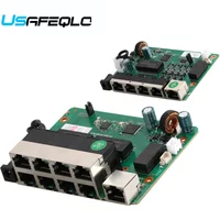 10/100 Mbps 6/10 Ports POE Hectobit Switch Active Fast Switch With Internal Power 52V For POE 48V Security Monitor