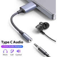 USB Type C To 3.5mm Aux Adapter Type-c 3 5 Jack Audio Cable Earphone Cable Converter for iPhone 15 Serie iPad Pro Samsung Huawei