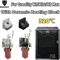 High Flow 320℃ High Temp Hotend Kit for Creality K1 K1C K1 SE K1 Max 2025 Upgrade Ceramic Anti-Jam 3D Printer Parts