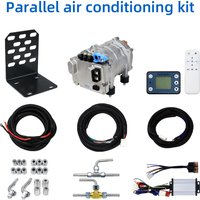 Parallel Air Conditioning System Modification Kit 12V Pulley Compressor Parallel Electric Compressor Modification Kit 24V