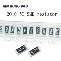 50pcs 2010 5% 3/4W SMD Chip Resistor resistors 0R - 10M 0 10 100 220 470 ohm 0R 10R 100R 220R 470R 1K 2.2K 4.7K 10K 100K 1M 10M