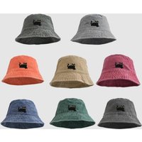 1pc Summer Cat Bucket Hat for Men Women Lightweight Travel Beach Fisherman Hat Outdoor Sports Pull Up Bob Panama Sun Hats