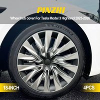 4-teiliges Radkappen-Set für Tesla Model 3 Highland 2023-2026, 18 Zoll, Turbinen-Design, Radkappen, Ersatzteile