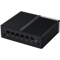 Intel i3-N305 N100 Fanless Mini PC 6x i226-V 2.5G LAN Firewall Router DDR5 RS232 Type-C DP Soft Route Server ESXi OPNsense PC