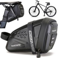 Bike Saddle Bag 0.8/1/2/4/5L Small Waterproof Storage Black Tail Rear Pack Accessory Kit Tool Reflective MTB Road Bicycle Bag