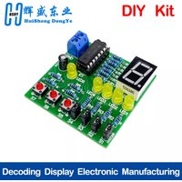 Decoding Display Electronic Manufacturing Loose Parts Training and Teaching Kit DIY Welding Matching Skills Simulation