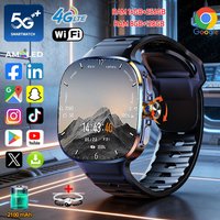 4G/5G Insert Card Smart Watch 720*720 AMOLED Video Call HD Camera GPS WIFI 16GB+256GB RAM Google APP Download 2100Mah Smartwatch