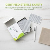Disposable Sterile Needles 100pcs for Chinese Massager Safe for Home Wellness and Physiotherapy Use