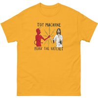 Toy Machine Skateboards Bury the Hatchet Devil Jesus Skateboarding T Shirt Des