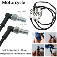 M10 1.00mm 1.25mm Hydraulic Brake Light Switch Motorcycle Universal Rear Stop Light Pressure Sensor Replacement