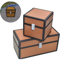 MC Storage Box Magnetic Pixel Cute Jewelry Organizer Mini Toy Trinket Case Block Style Desktop Decoration Sandbox Game Fans