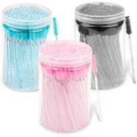 100PCS Eyelash Makeup Spoolie Brushes Cosmetics Makeup Tools Eyelash Extension Accessories Lash Supplies Eyelash Extension Brush