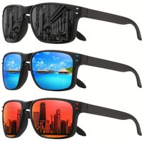 AliExpress CHUYONG Fashion Polarized Square Sunglasses for Men and Women High Qualiy Finish Sun Glasses UV Protection Glasses cycling