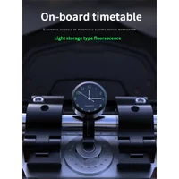 AliExpress NONE Motorcycle Handlebar Clock Durable Stainless Steel Refit Night Vision Waterproof Shockproof Buckle Watch For Motobike Bicycle