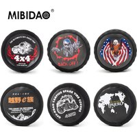 MIBIDAO Spare Tires Cover for TRX-4 Axial SCX10 1/10 Scale RC Crawler Car Model 100-120mm 1.9inch Wheel Tires Upgrade Parts
