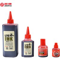 1 Box 20ml Markers Ink Red Blue Black Green White,Quick-Drying,Waterproof,5 Colors Permanent Markers Pen Ink Filler Liquid