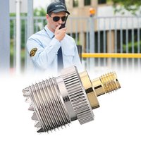 1PC Coaxiale RF Walkie-Talkie Antennaadapter JXRF Connector SMA UHF Vrouwelijk voor Baofeng aan Vrouwelijk