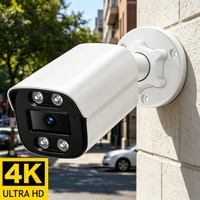 Nowa kamera IP 4K 8MP z funkcją audio, przeznaczona do użytku na zewnątrz, obsługująca standard AHD H.265 Onvif, z szerokokątnym obiektywem 2,8 mm i funkcją wykrywania ludzi za pomocą sztucznej