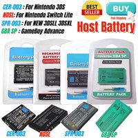 NEW CTR-003 Host Battery NDSL SPR-003 3.7V Rechargeable Lithium Batteries for 3DSLL 3DSXL N3DS 2DS GBA SP Gameboy Game Console
