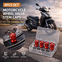 For HONDA SH125 SH125i SH300 SH300i SH 125 150i SH 300 300i Motorcycle Accessories CNC Aluminum Tire Valve Stem Cap Air Port