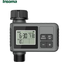 Insoma Automatyczny zegar wodny Inteligentny system nawadniania Zraszacz Zegar Programator ogrodowy Wyświetlacz LCD IPX7