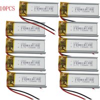 Wholesale 10pcs 3.7v 130mah 0.481Wh Li Lithium Battery 401230 Cell Li-ion For Mp3 Bluetooth Speaker Headphones Headset Pen