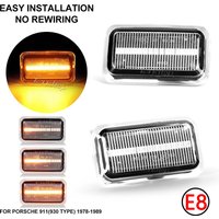 Clignotant Latéral ociamique LED pour Audi, Indicateur de Signalisation, pour Horizon Dock 100 C3 C4 200 80 90 B2/v1./ B4 Cabriolet V8 Coupé