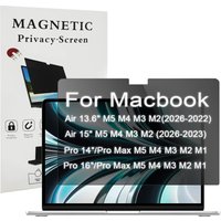2026 For Macbook Air 13.6 M5 M4 M3 M2 2022-2026 Monitor Privacy Screen Protector,For Macbook Pro 14/16 M5 M4 M3 M2 M1 Pro/Max