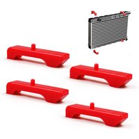 For 1973-87 Chevy / GMC C & K Trucks 7-1711 Red Urethane GM Style Small Block Engined Radiator Isolators