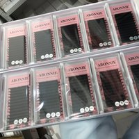 ABONNIE Cashmere Matte Easy Fan Lashes Bloom Individual Eyelash Extensions De Cils Self-Making Mega Volume Auto Fans