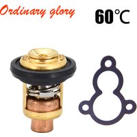 66M-12411-00 66M-12411-01 Thermostat and 68D-E2414-A0 67D-12414-A0 Gasket for Yamaha F4A F4B F5A F6C 4hp 5hp 6hp 4 Stroke