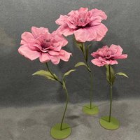 Wedding Props Foam Peony Artificial Big Flowers Wedding Road Lead Hibiscus Flower Stand Stage Party Backdrop Decor Window Layout