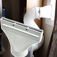 Air Conditioner Exhaust Hose Adapter Portable AC Exhaust Hose Coupler Ac/Dryer Vent Adapter Seal Vent Tube Kit