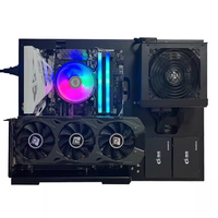 Wall mounted PC chassis Open horizontal computer chassis ATX MATX motherboard base bracket DIY