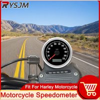 HD Motorcycle GPS Speedometer 85MM 12V 0-220 KMH MPH Instruments Gauges with GPS Antenna Odometer Speedometer for Harley Motor