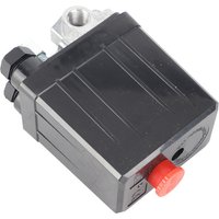 Heavy Duty 240V 16A Four Port Air Compressor Pressure Switch Control 90PSI ‑120PSI Air Compressor Pressure Switch