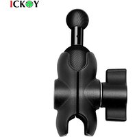 25mm/1 inch to 17mm Ball Adapter + RAM Mounts B Size Double Socket Arm for Garmin 17mm Swivel Ball Mounting Pattern GPS Mount
