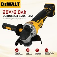 DEWALT DCG405 125mm Flat Head Angle Grinder 18V Brushless Bare Tool for Metal Cutting Wood Grinding image 4