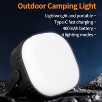 Portable Portable Lantern MINI Camping Lamp Magnetic Outdoor Camping Emergency Lamp Rechargeable Outdoor Fishing Lighting Lamp