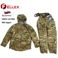 New Russia VKPO 3 PRO tactical cotton jacket and pants set, all terrain MC color polar cold suit L8 combat training pants