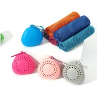 Portable Polyester Cooling Towel Silica Gel Microfiber Cold Towel Quick Dry Absorbent Quick Dry Towel Fitness Training