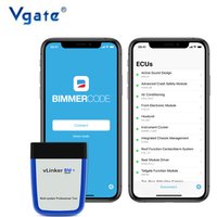 Vgate vLinker BM+ ELM327 BimmerCode BimmerLink Auto Code Reader Diagnostic Tool Car Scanner ELM327 OBD2 Bluetooth 4.0