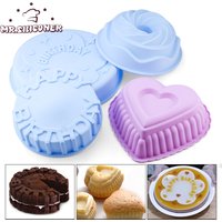 3D Housewares Silicone Molds Crafts Form For Cake Baking Mold Kitchen Pastry And Bakery Pan Candles Tools Gadget Accessories