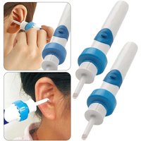 1 Set Safe Vibration Painless Vacuum Electric Cordless Ear Wax Pick Cleaner Remover Spiral Ear-Cleaning Device Dig Wax Earpick