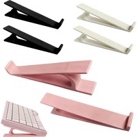 Keyboard Lift 2 Pieces Tilt Universal Support Computer Stand Keyboard Lifter for Desk for Student Teacher Women Men Daily Typing