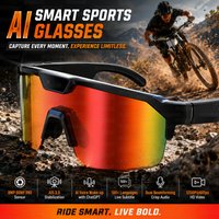 AliExpress GUHUAVMI NewAI Smart Cycling Glasses Men 800W HD Camera 1200P Video ChatGPT AI Voice Assistant 32GB 120+Translation WiFi Smart Sunglasses