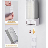 【TG150】Automatic Cosmetic Cotton Dispenser Holder Dustproof Makeup Remover Cotton Storage Box Makeup Cotton Pad Organizer【WT】